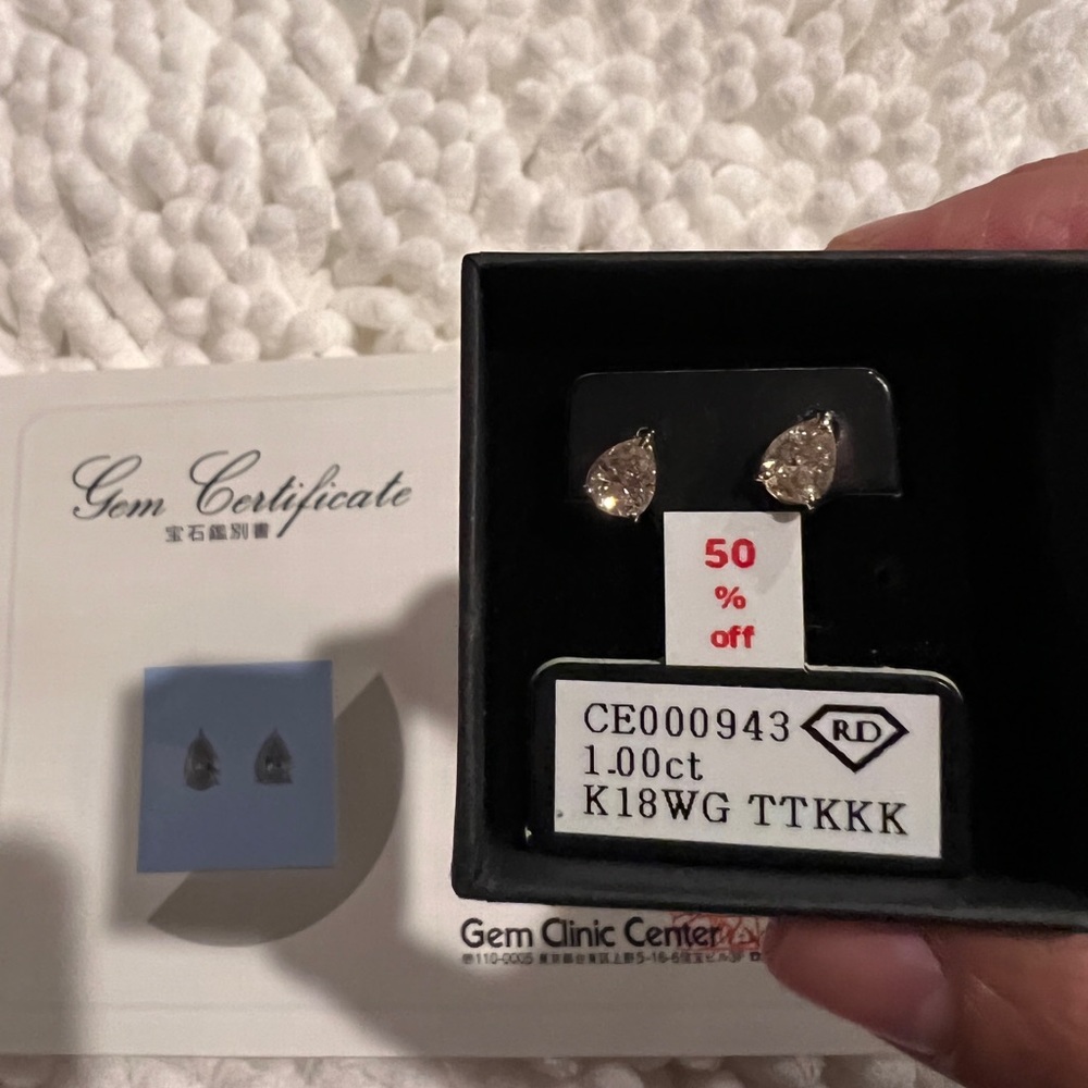 1 carat natural Diamond with certificate